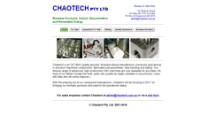Desktop Screenshot of chaotech.com.au