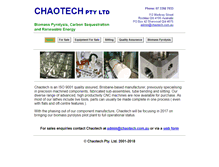 Tablet Screenshot of chaotech.com.au